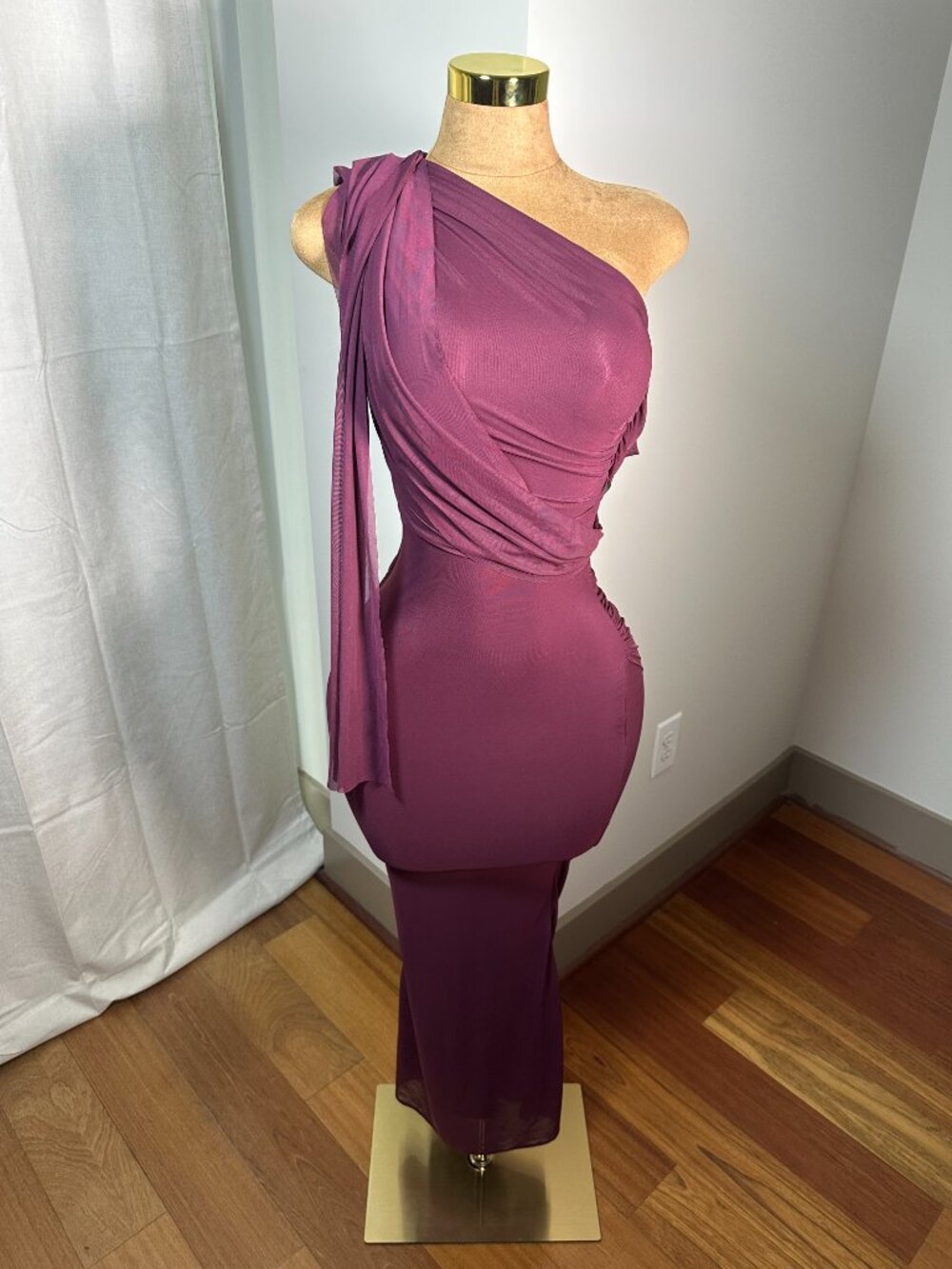 Women's Burgundy Dress